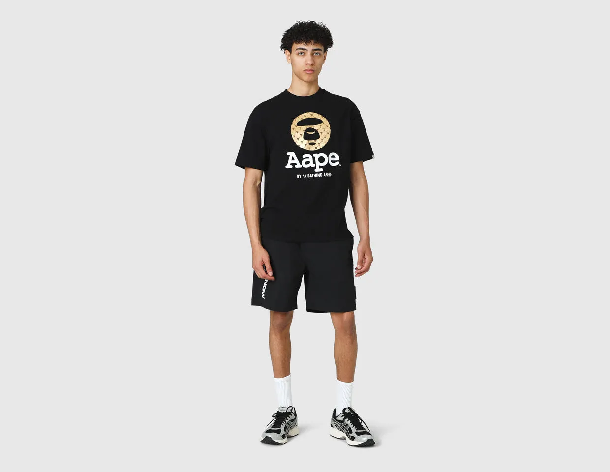 AAPE Woven Nylon Shorts / Black