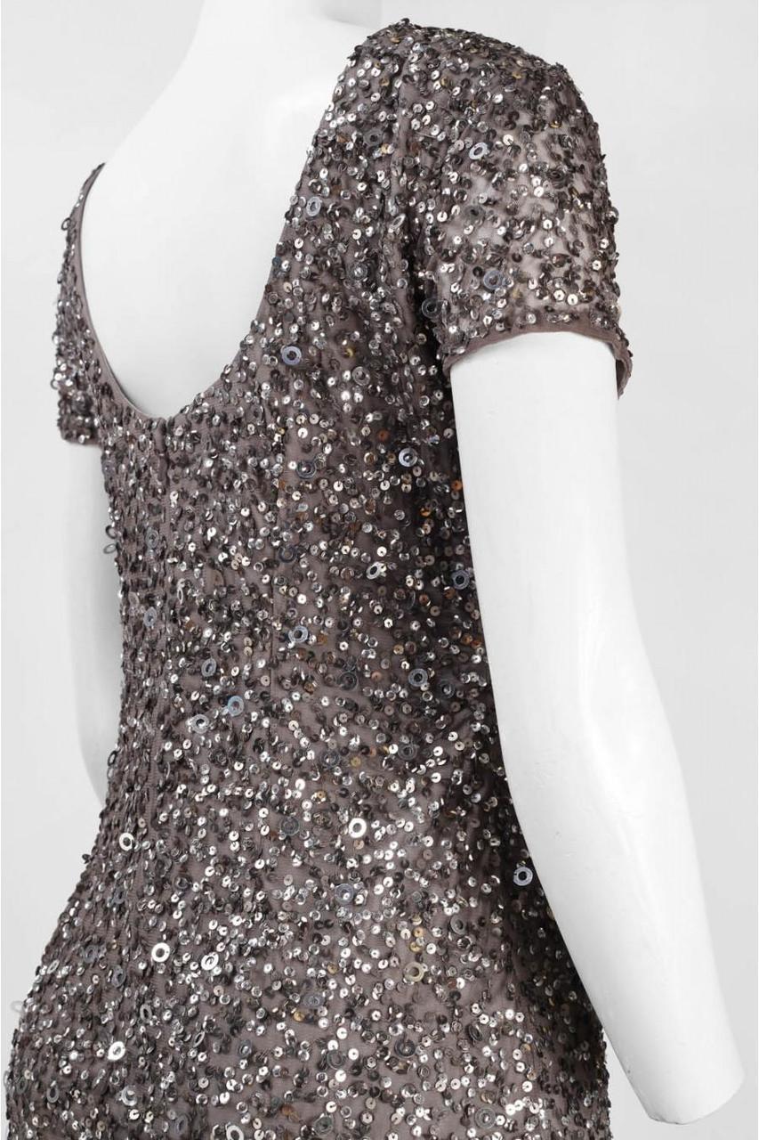 Adrianna Papell - Sequined Mesh Dress 41900220