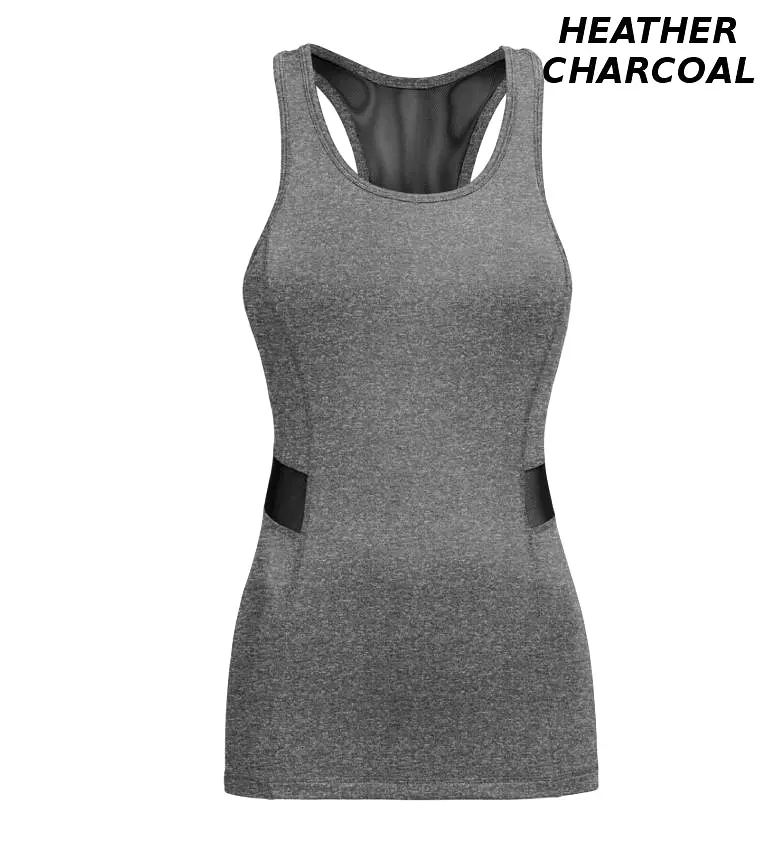 Airstretch Mesh Panel Racerback Tank