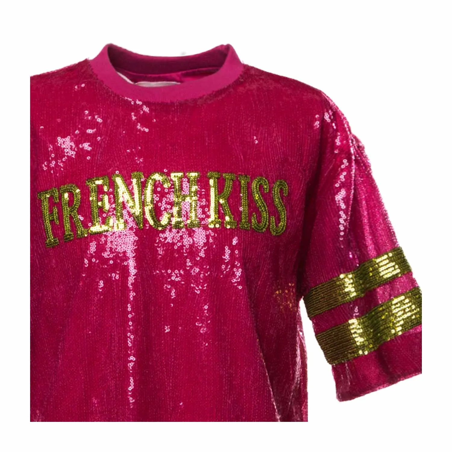 Alberta Ferretti Pink Sequin Dress For Girls