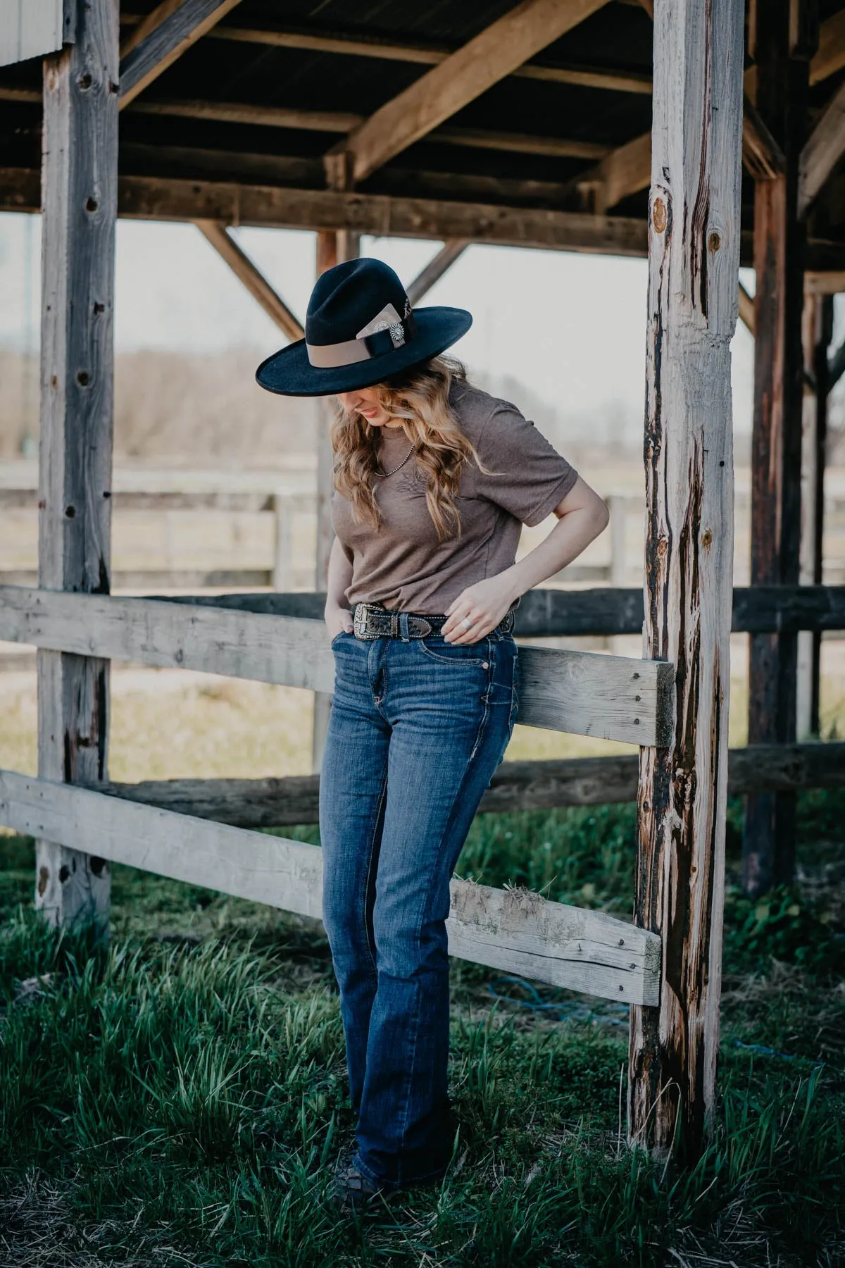 'Arkansas' High Rise Bootcut Jean by Ariat (Sizes 25-34)