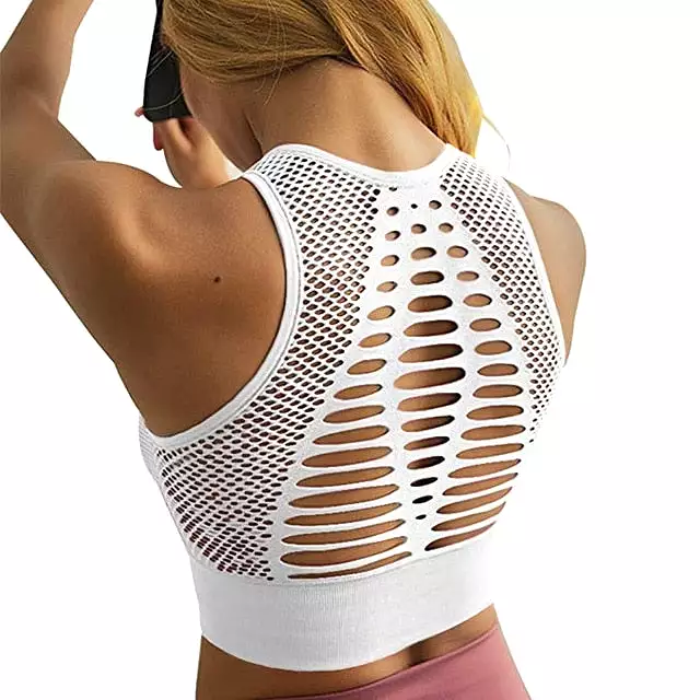 Ashore Shop Womens Running Racerback Yoga Sports Bra Top