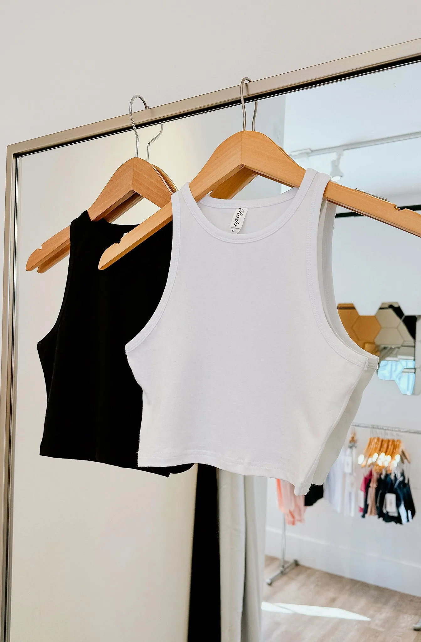 BACK TO THE BASICS CROPPED TANK