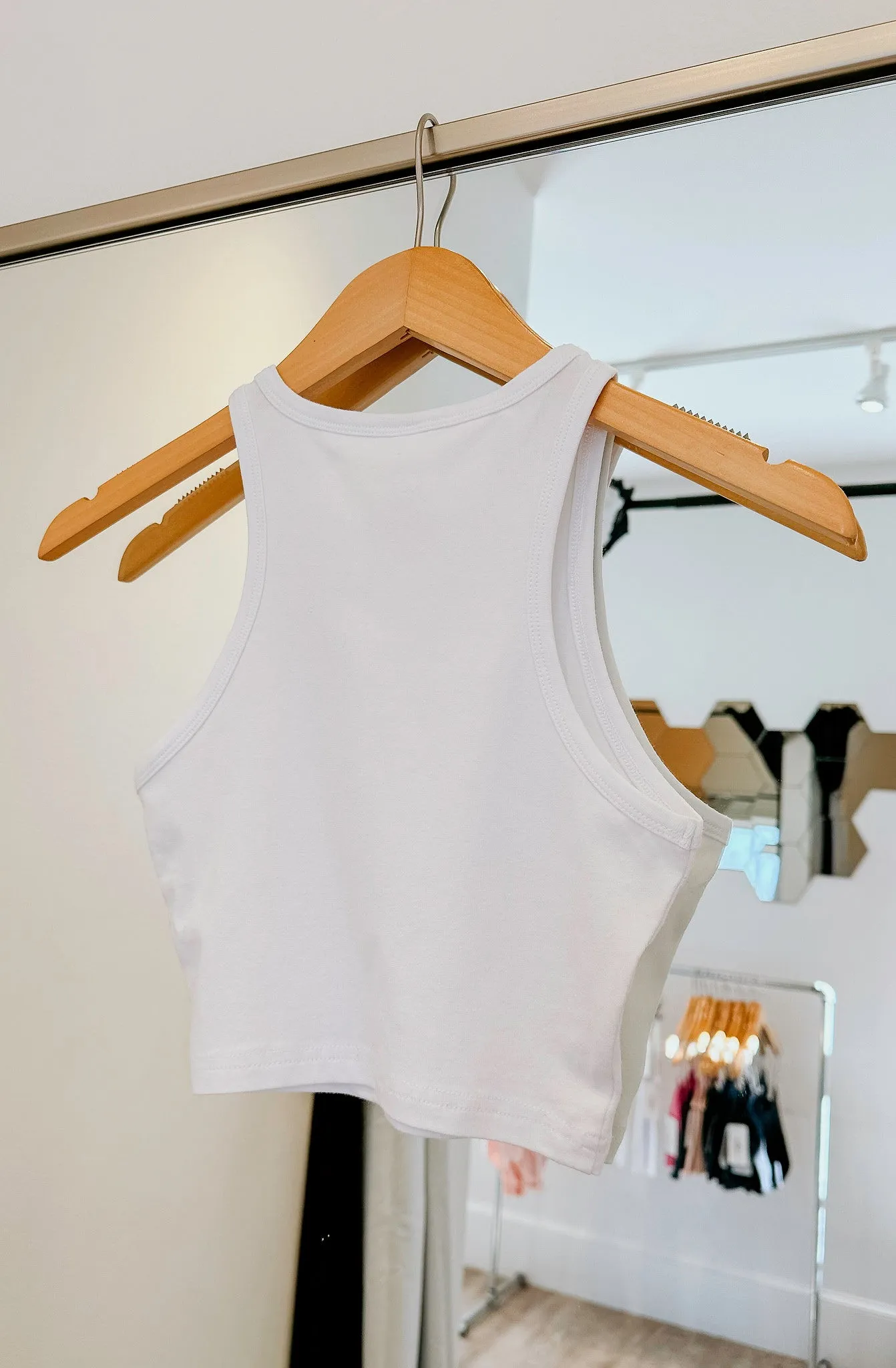 BACK TO THE BASICS CROPPED TANK