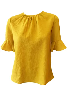 Bell Blouse - Mustard