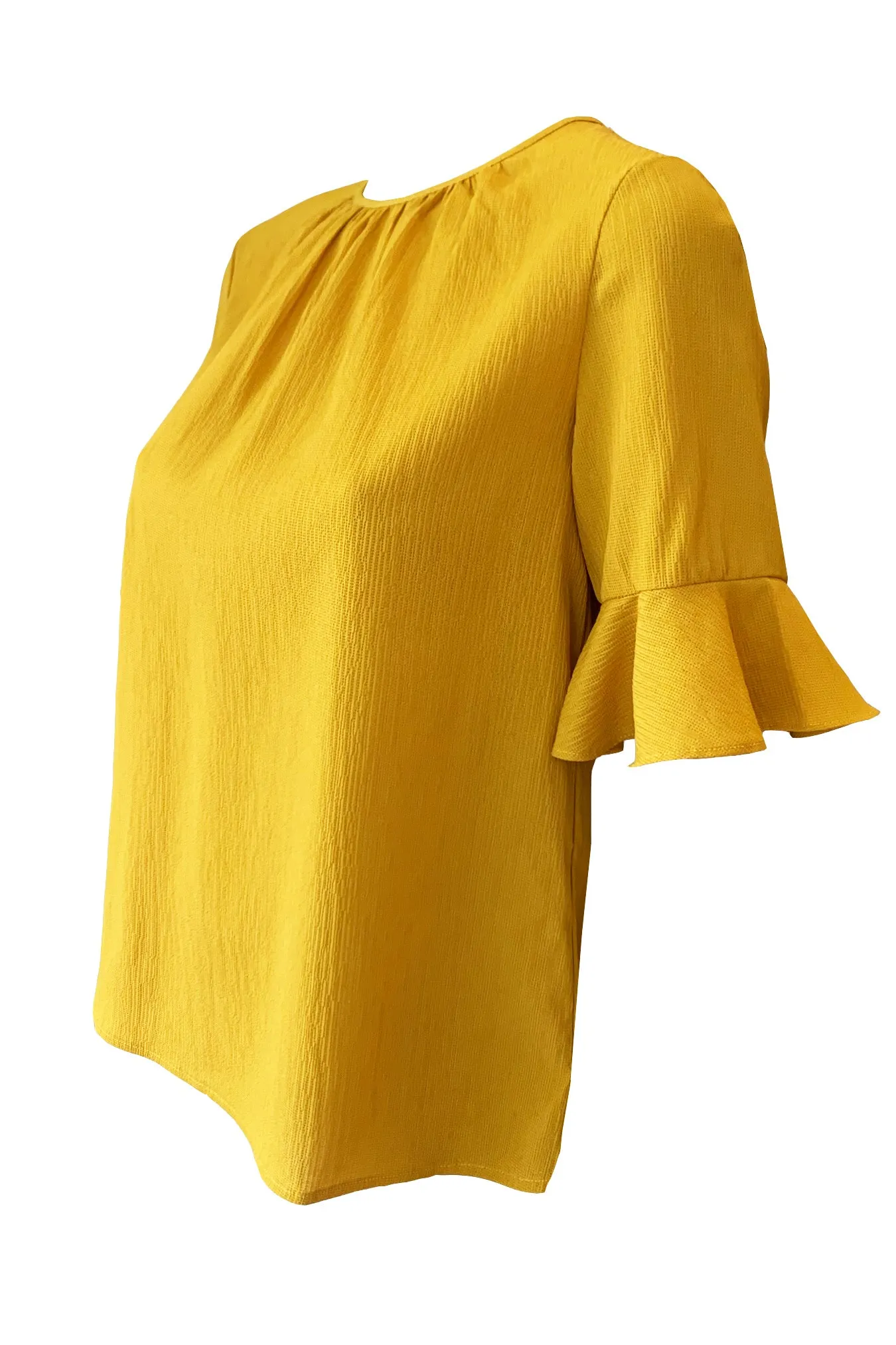 Bell Blouse - Mustard