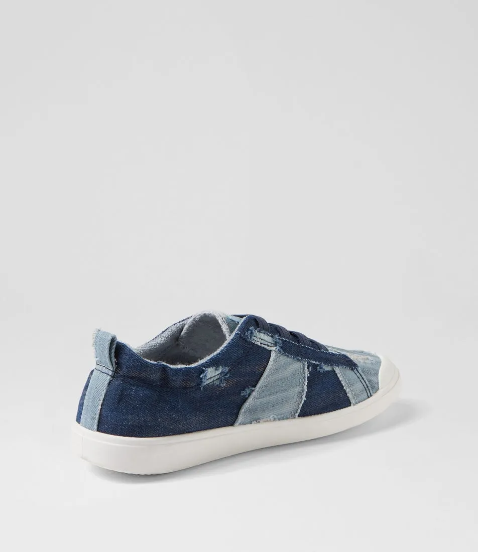 BLOWFISH Vex Indigo Multi Fabric Sneakers