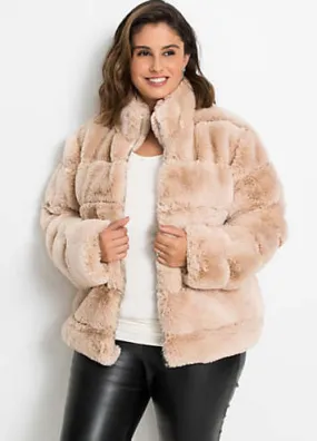 bonprix Faux Fur Jacket