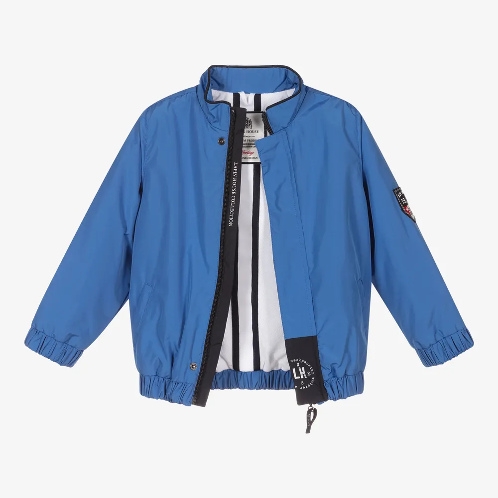 Boys Blue Windbreaker Jacket