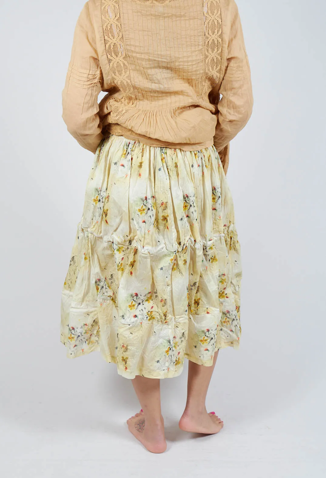 Casandra Skirt in Flower Print