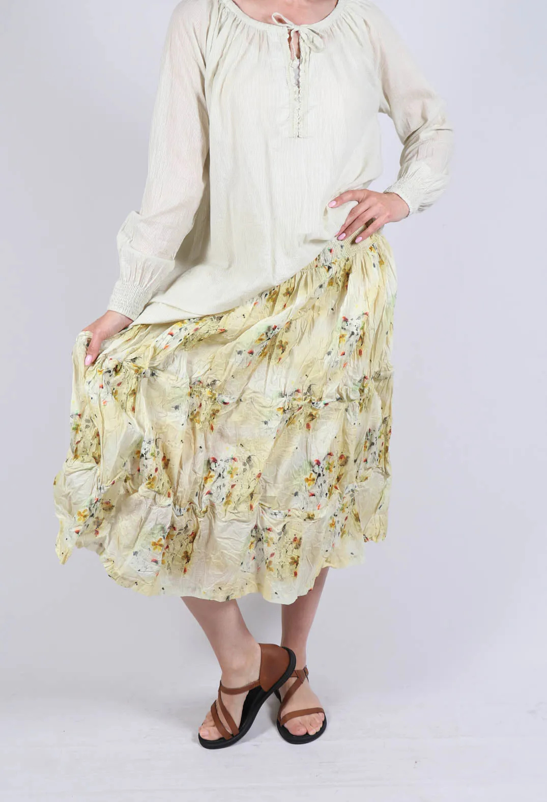 Casandra Skirt in Flower Print