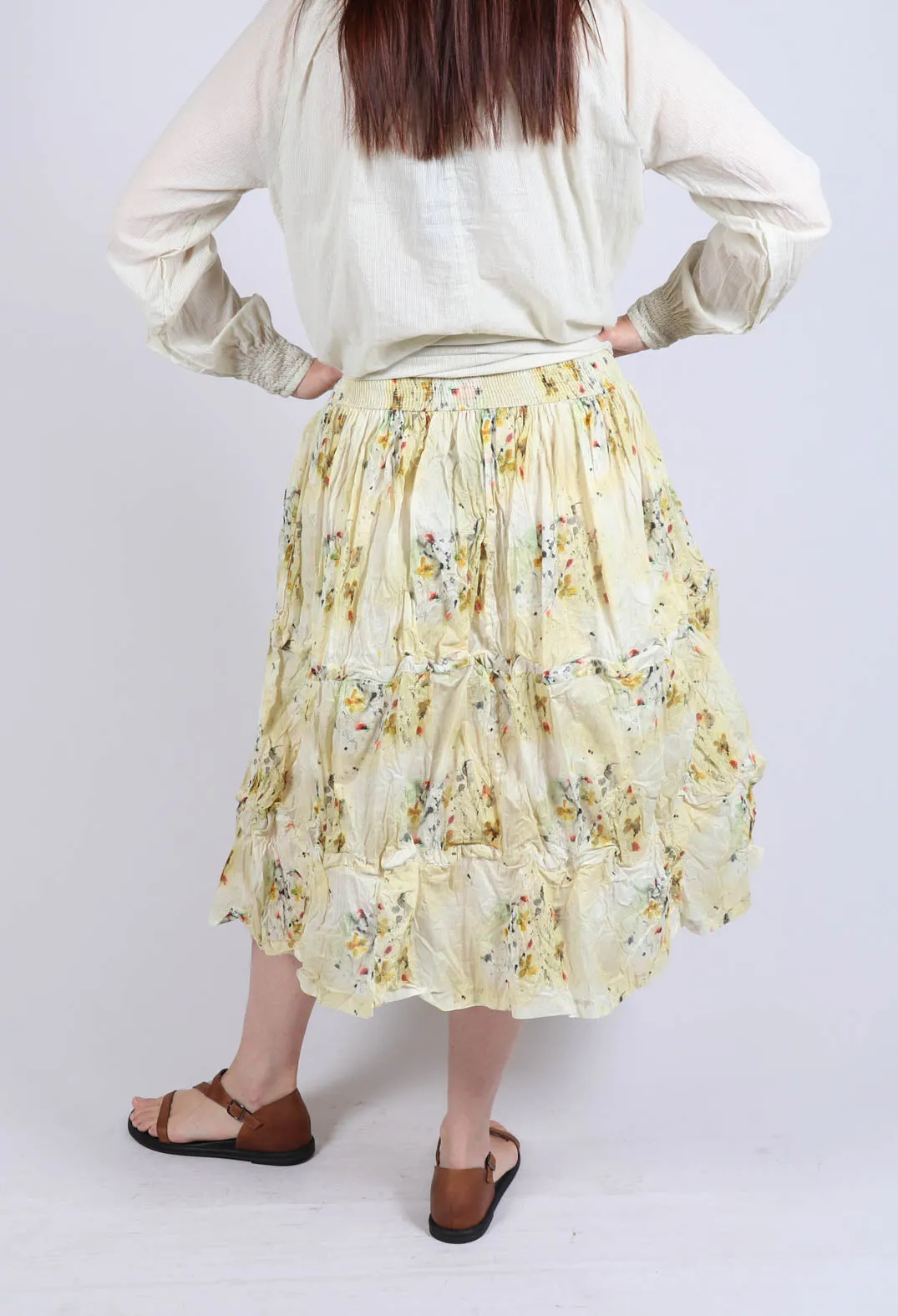 Casandra Skirt in Flower Print