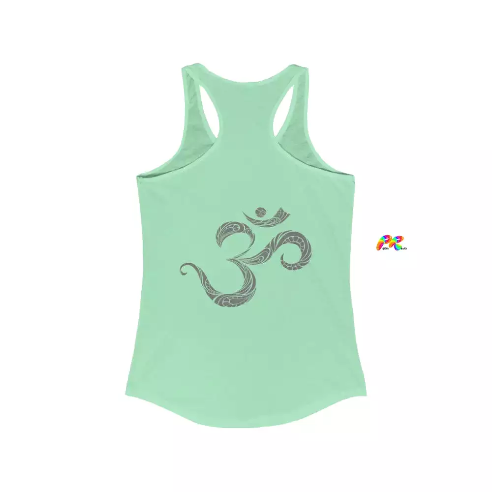 Chakras and Om Women's Ideal Racerback Tank