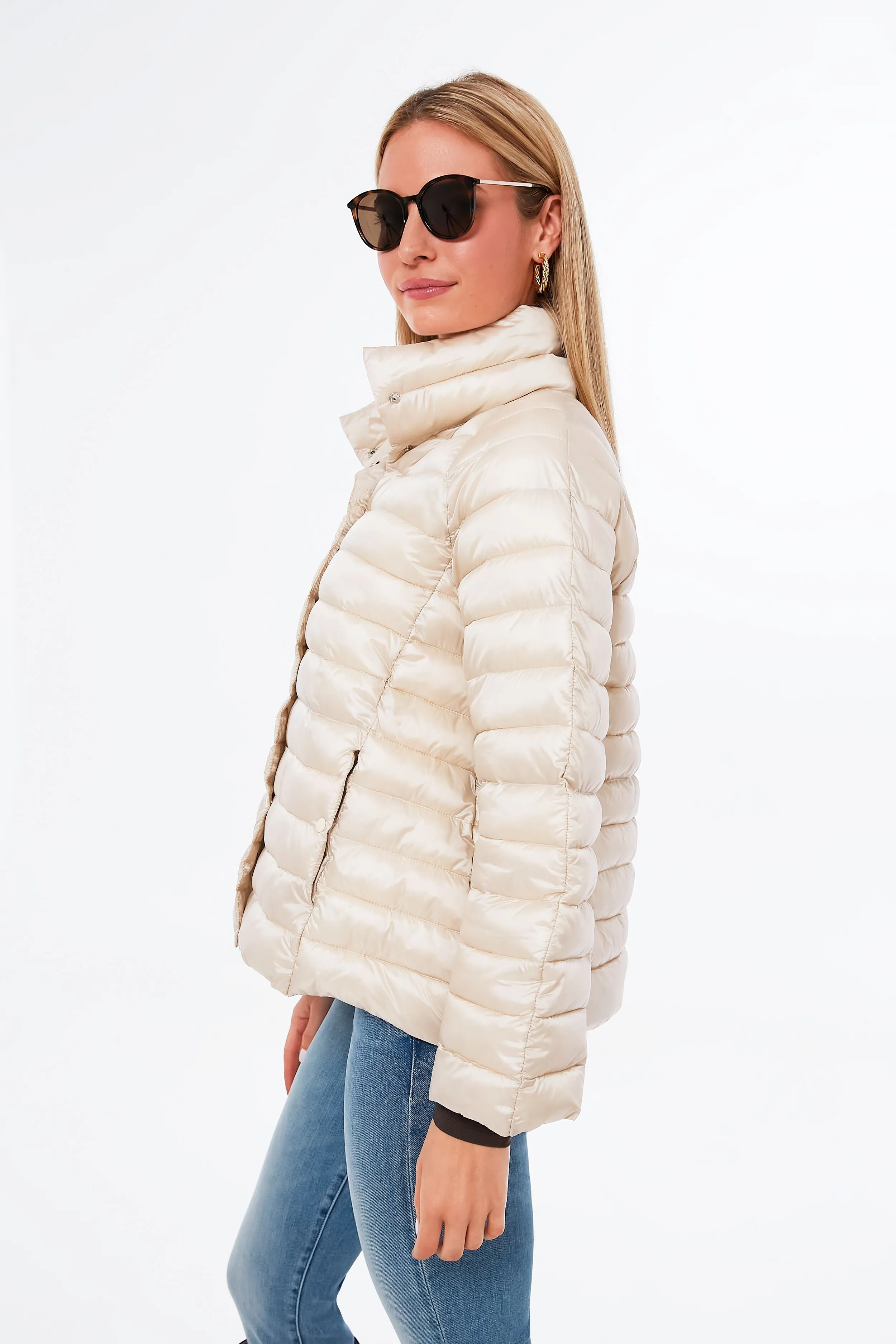 Champagne Puffer Jacket