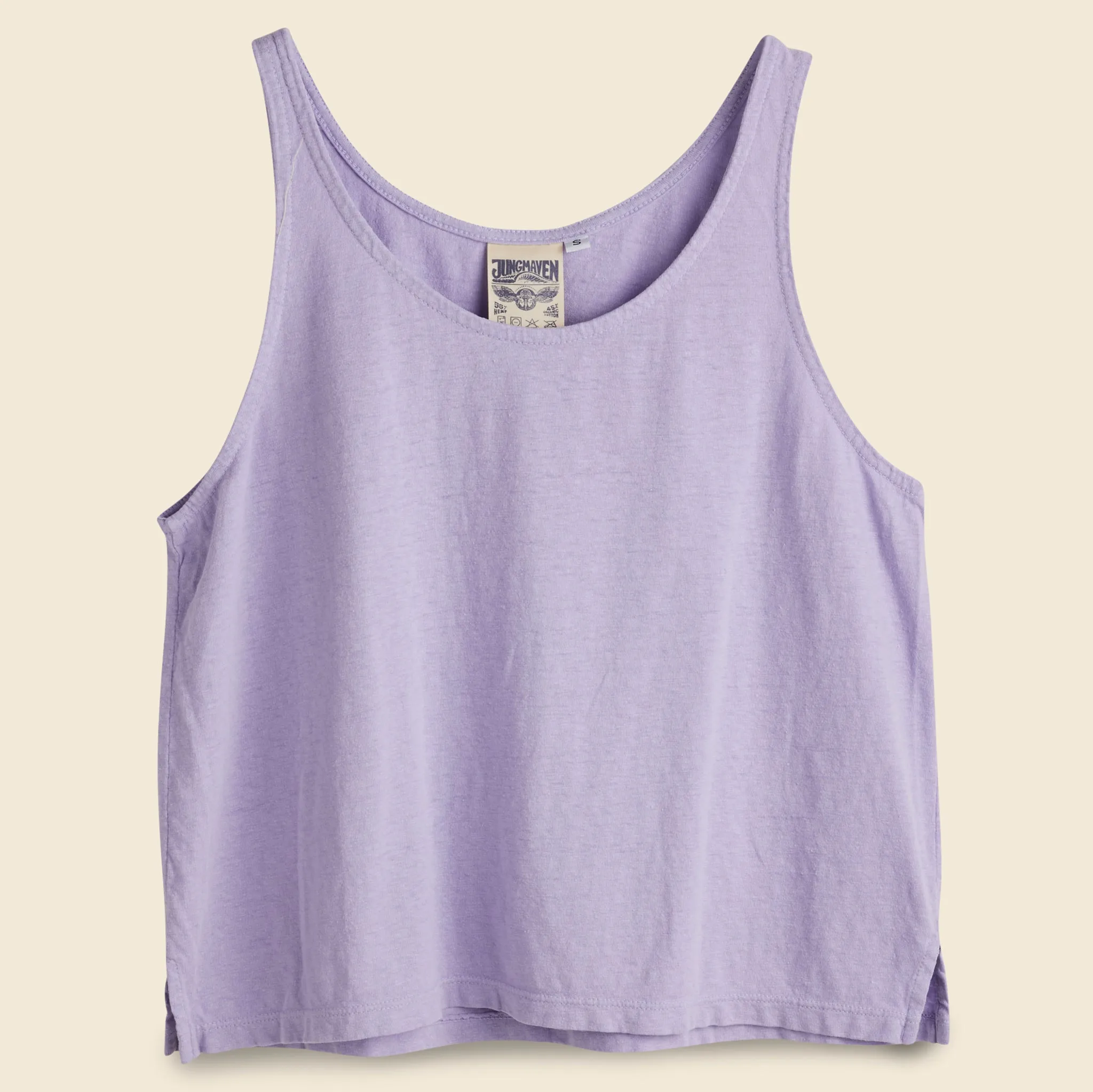 Cropped Tank - Misty Lilac