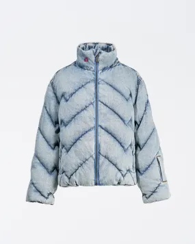 Denim Puffer Jacket