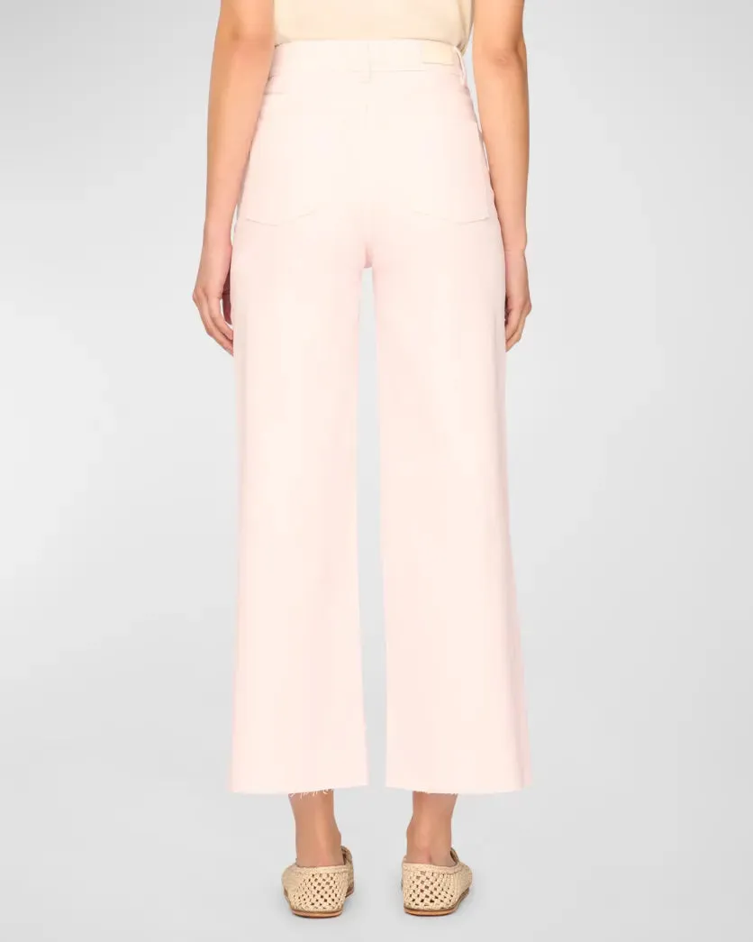 DL1961 Hepburn Wide Leg High Rise Jean - Rosewater