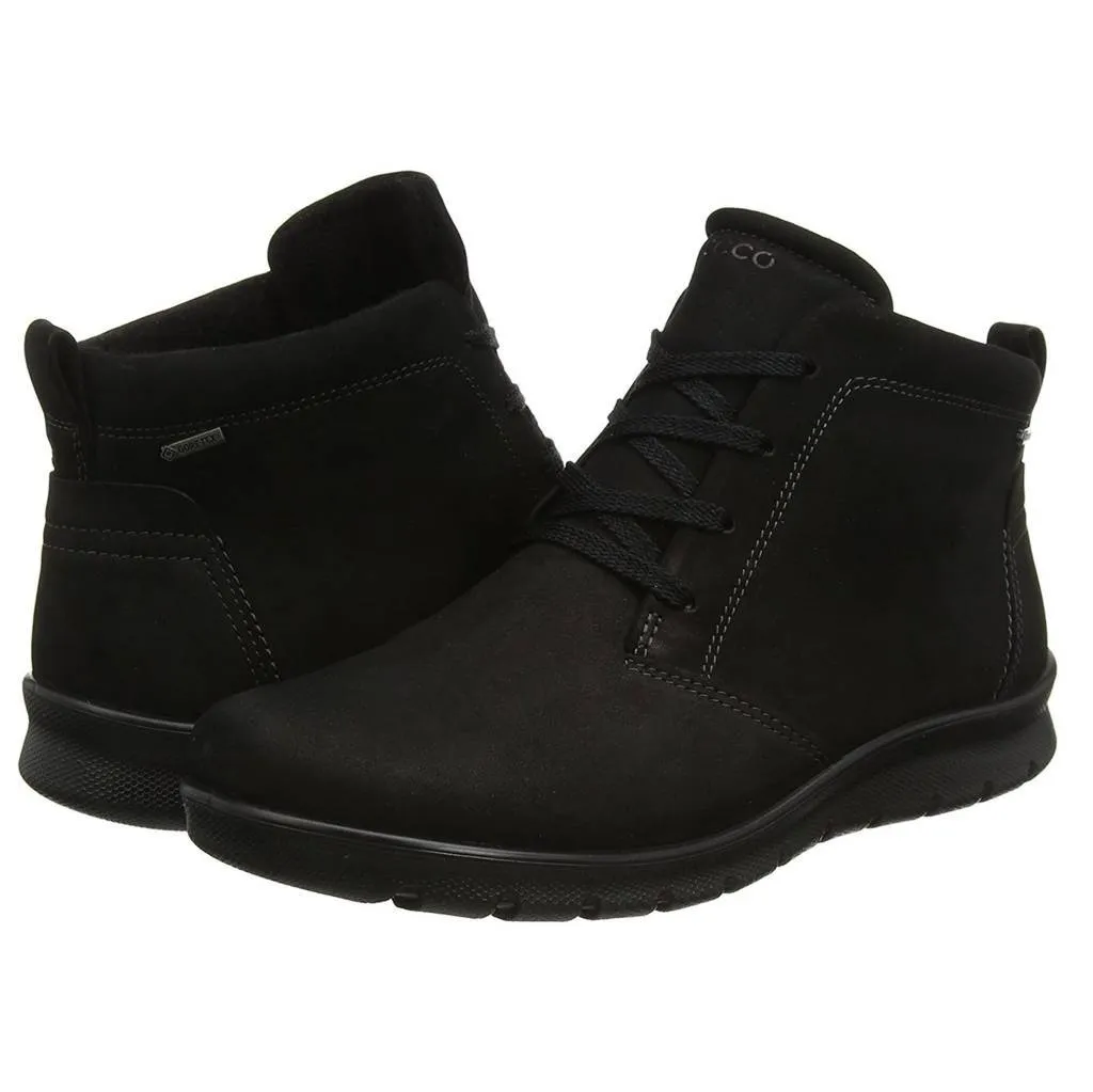 Ecco Babett Low Cut Lace Gore-Tex Black Womens Boots - UK 4-4.5