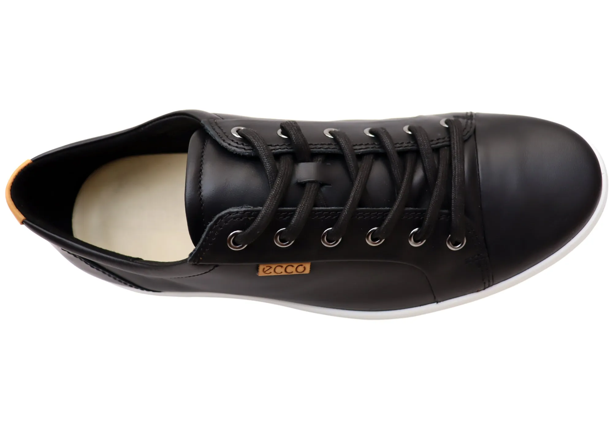 ECCO Mens Soft 7 Comfortable Leather Casual Lace Up Sneakers Shoes