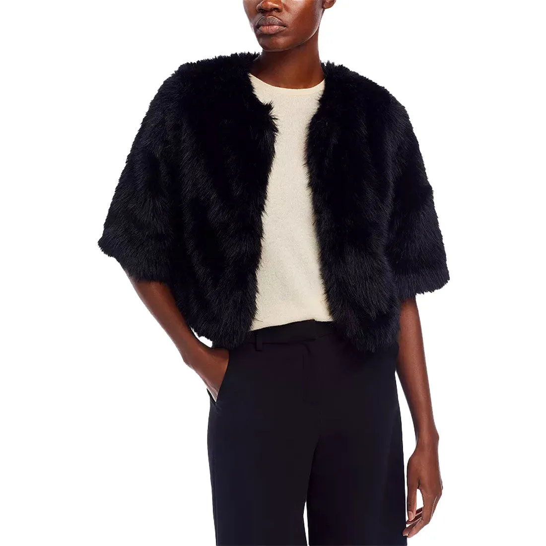 Echo Design Nirvana Cropped Faux Fur Jacket - Women's