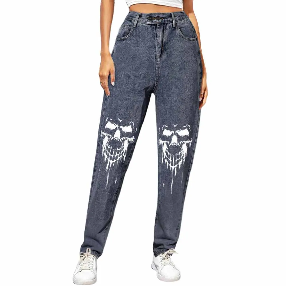 Einzelbilddruck Damen / Frauen Harlan Jeans Original Boyfriend-Cut 9037 mit Fotos Muster Text Logo selbst gestalten und bedrucke