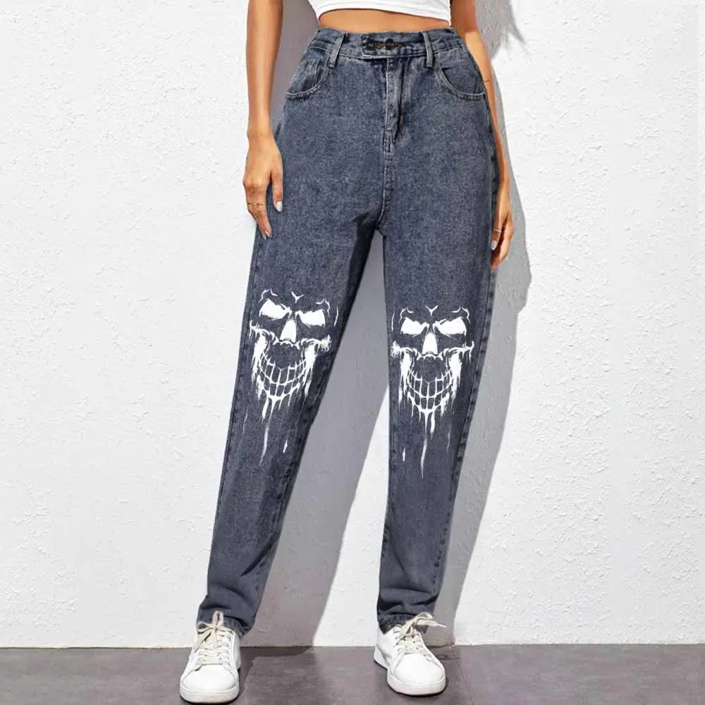 Einzelbilddruck Damen / Frauen Harlan Jeans Original Boyfriend-Cut 9037 mit Fotos Muster Text Logo selbst gestalten und bedrucke