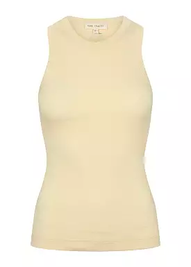 Esmé Studios Blossom Racerback Rib Tank Top - Summer Melon