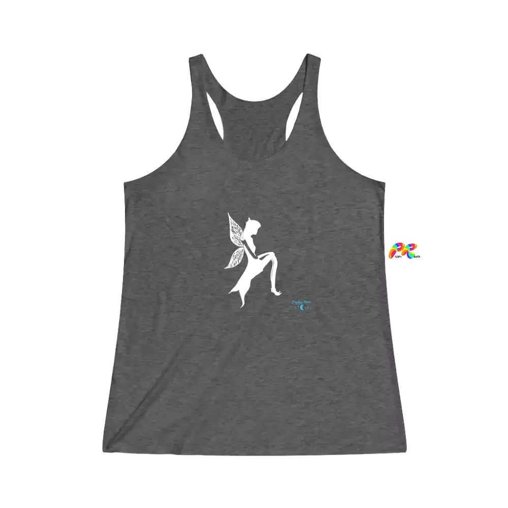 Fairy Women's Tri-Blend Racerback Tank