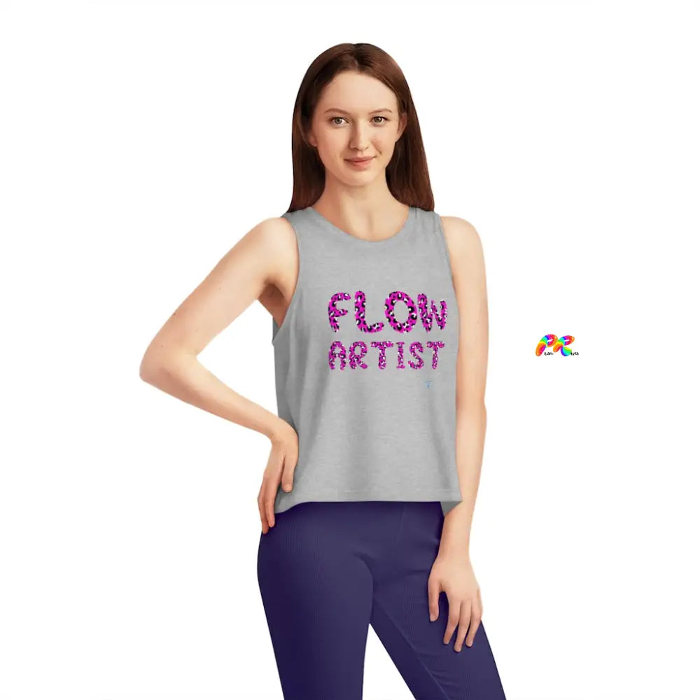 Flow Artist and Heart Flowy Crop Top