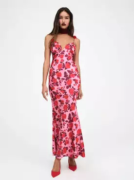 For Love & Lemons - Huda Maxi Dress - Pink