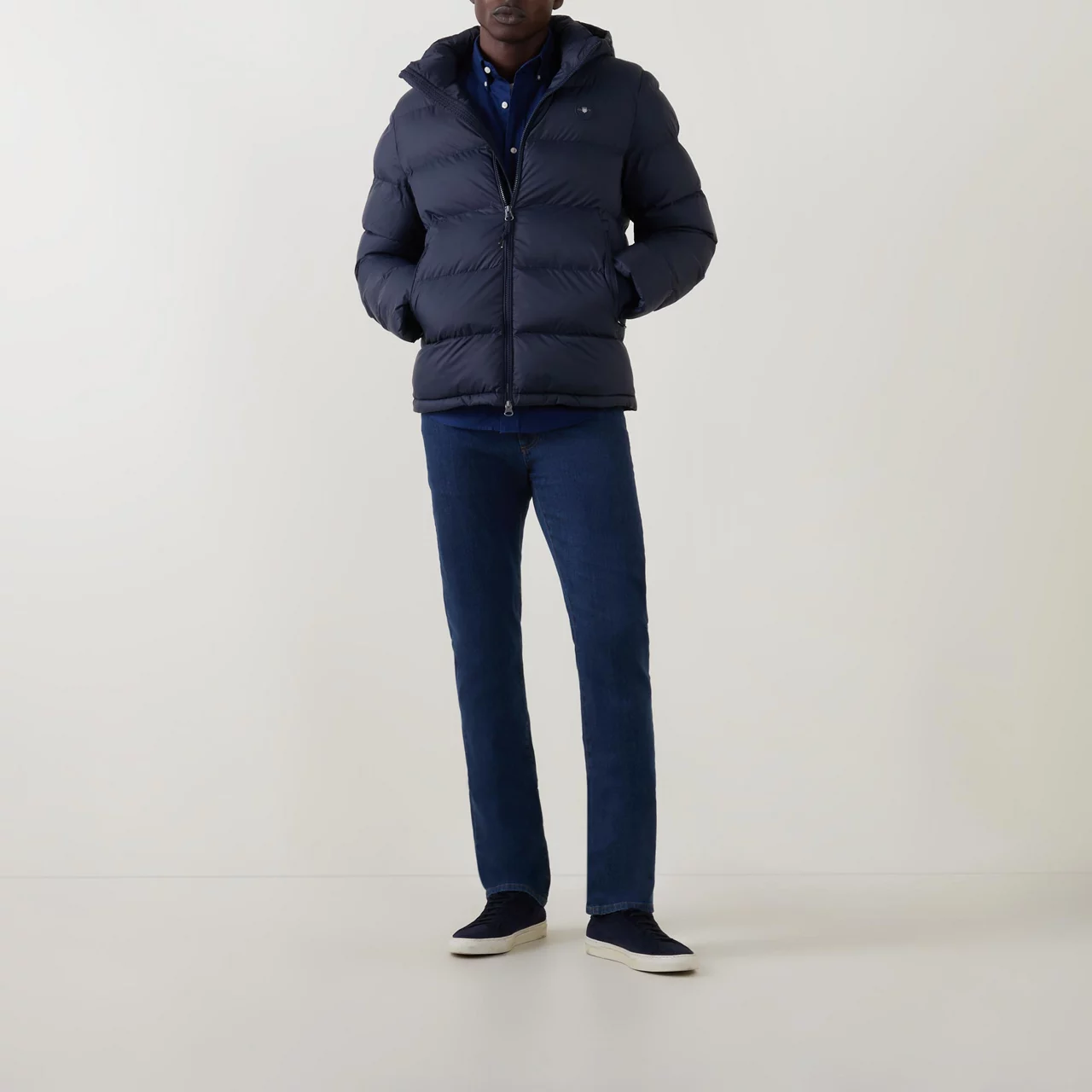 GANT Active Cloud Water-Repellent Padded Jacket - Navy