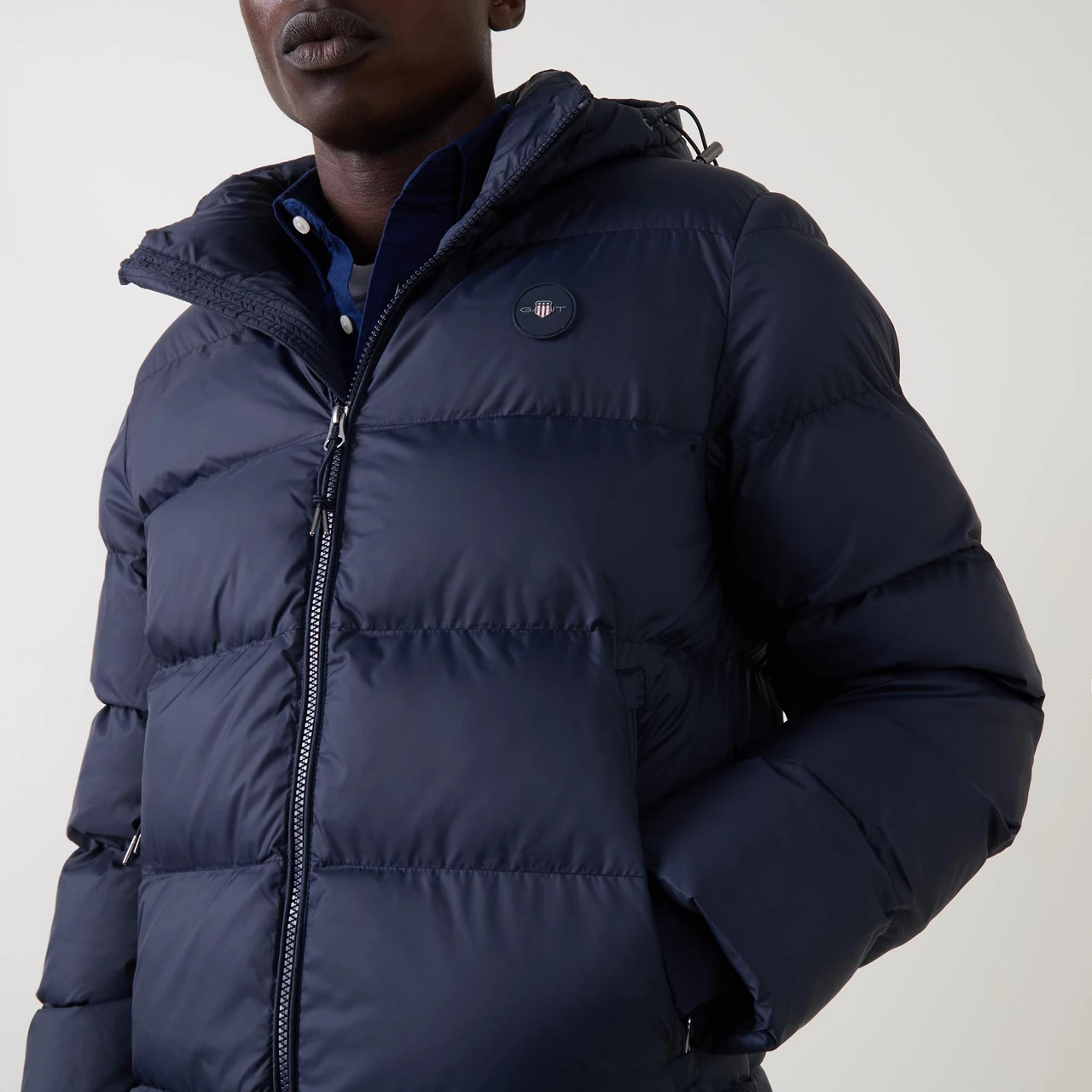 GANT Active Cloud Water-Repellent Padded Jacket - Navy