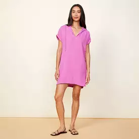 Gauze Hooded Dress