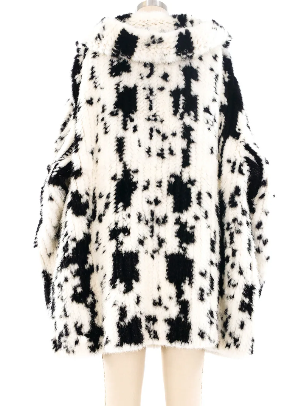 Gianfranco Ferre Cowl Neck Fur Sweater