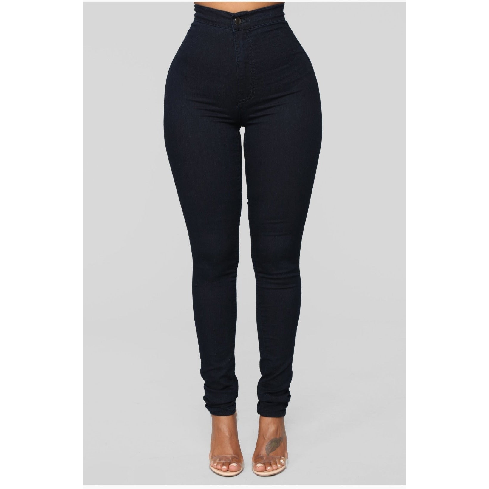 High Waisted Black skinny Jeans