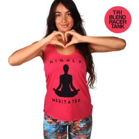 Highly Meditated - Women's Racerback Tank