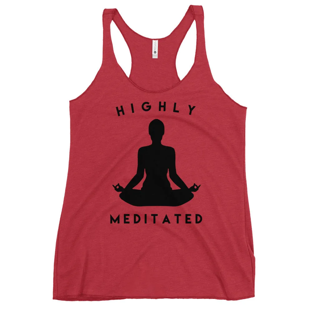 Highly Meditated - Women's Racerback Tank