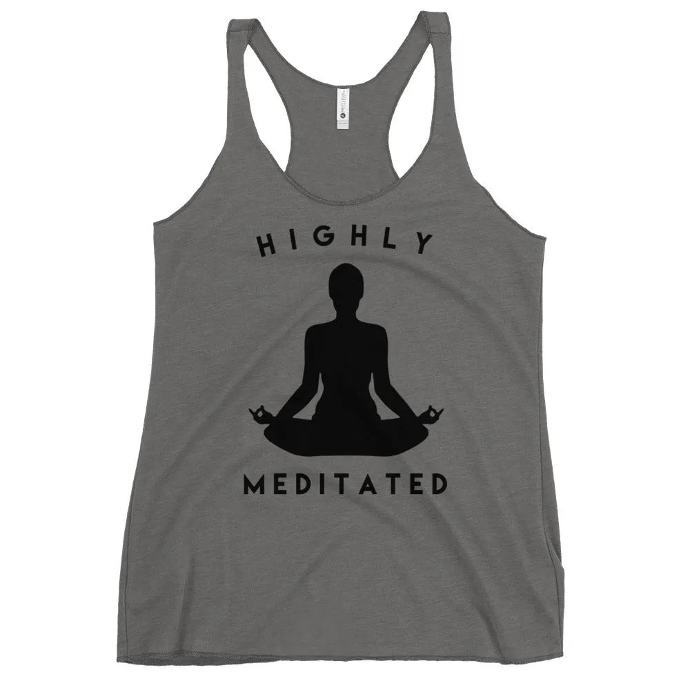 Highly Meditated - Women's Racerback Tank