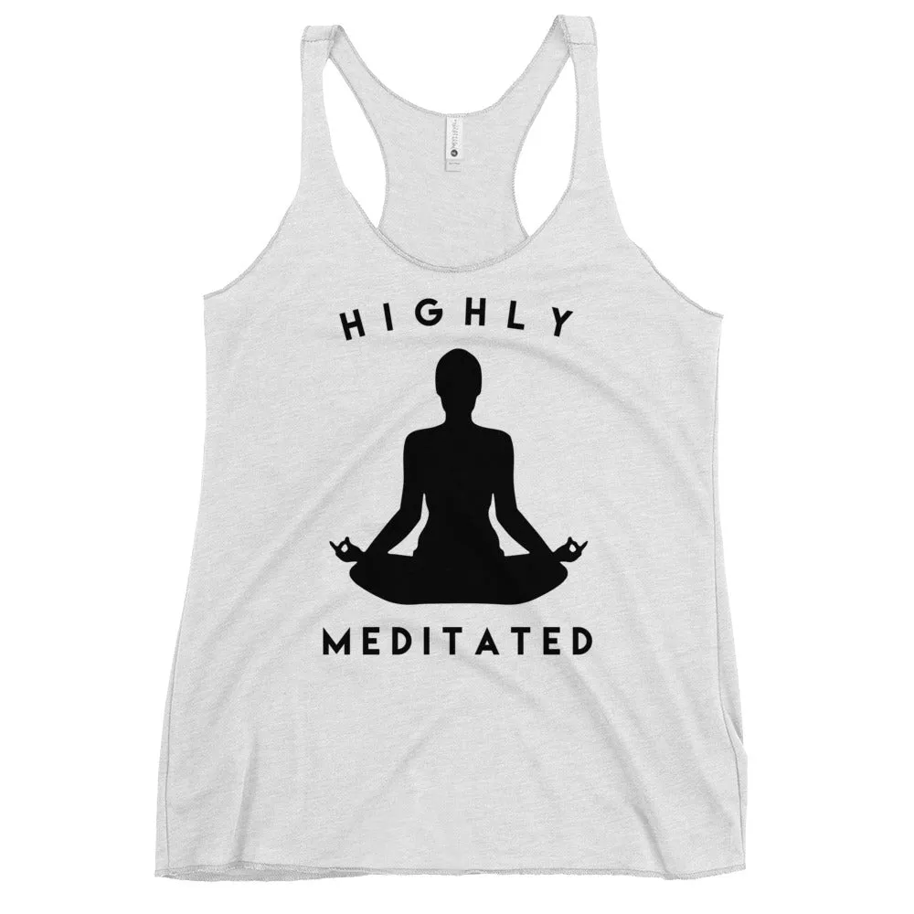 Highly Meditated - Women's Racerback Tank