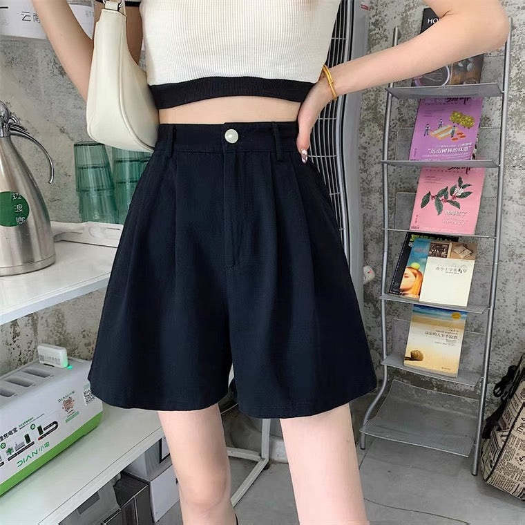 INS FASHION HIGH WAIST WIDE LEG SHORTS BY70121