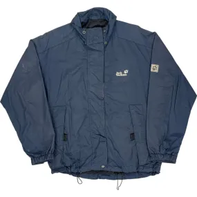 Jack Wolfskin Outdoor Jacket - Medium - Blue Polyester