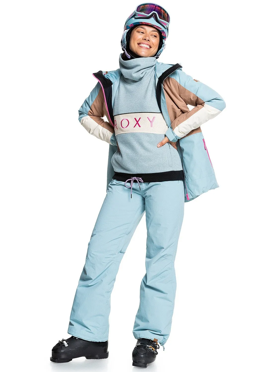 jacket Roxy Ravine - BHY0/Stone Blue - women´s