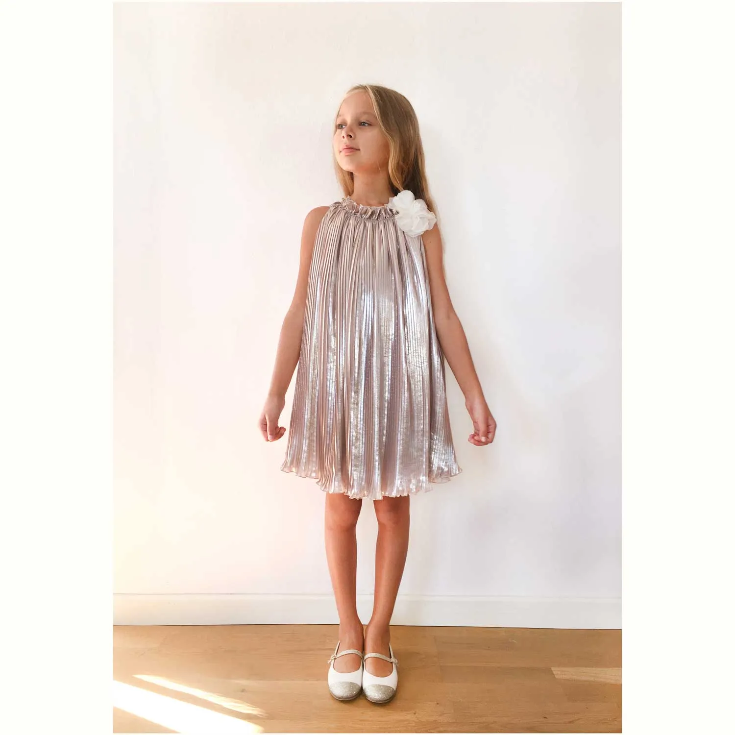 La Stupenderia Girl And Teen Antique Pink Dress