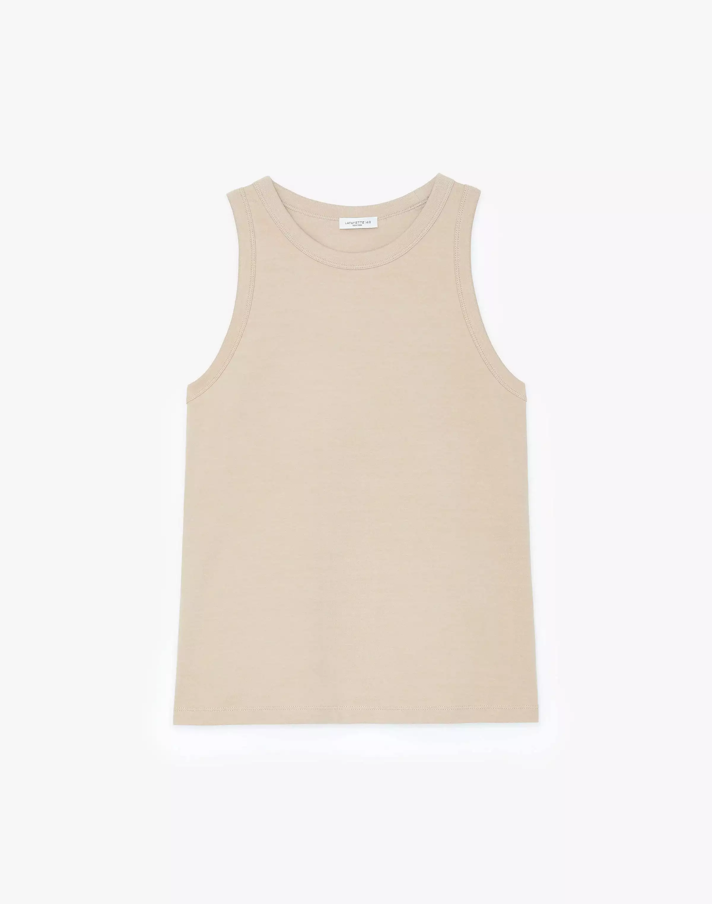 LAFAYETTE 148 Swiss Cotton Rib Racerback Tank