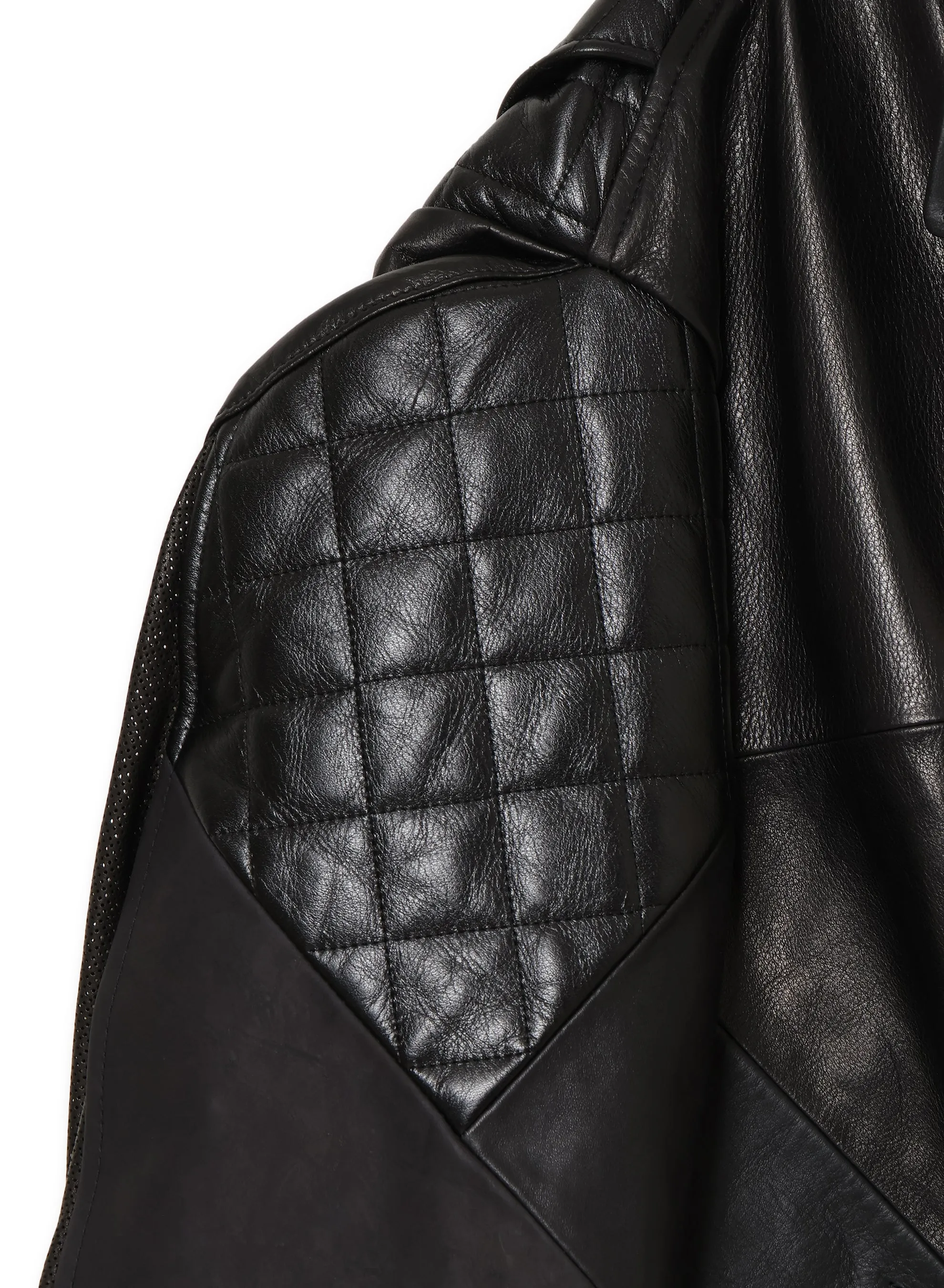 LEATHER PATCHWORK JACKET