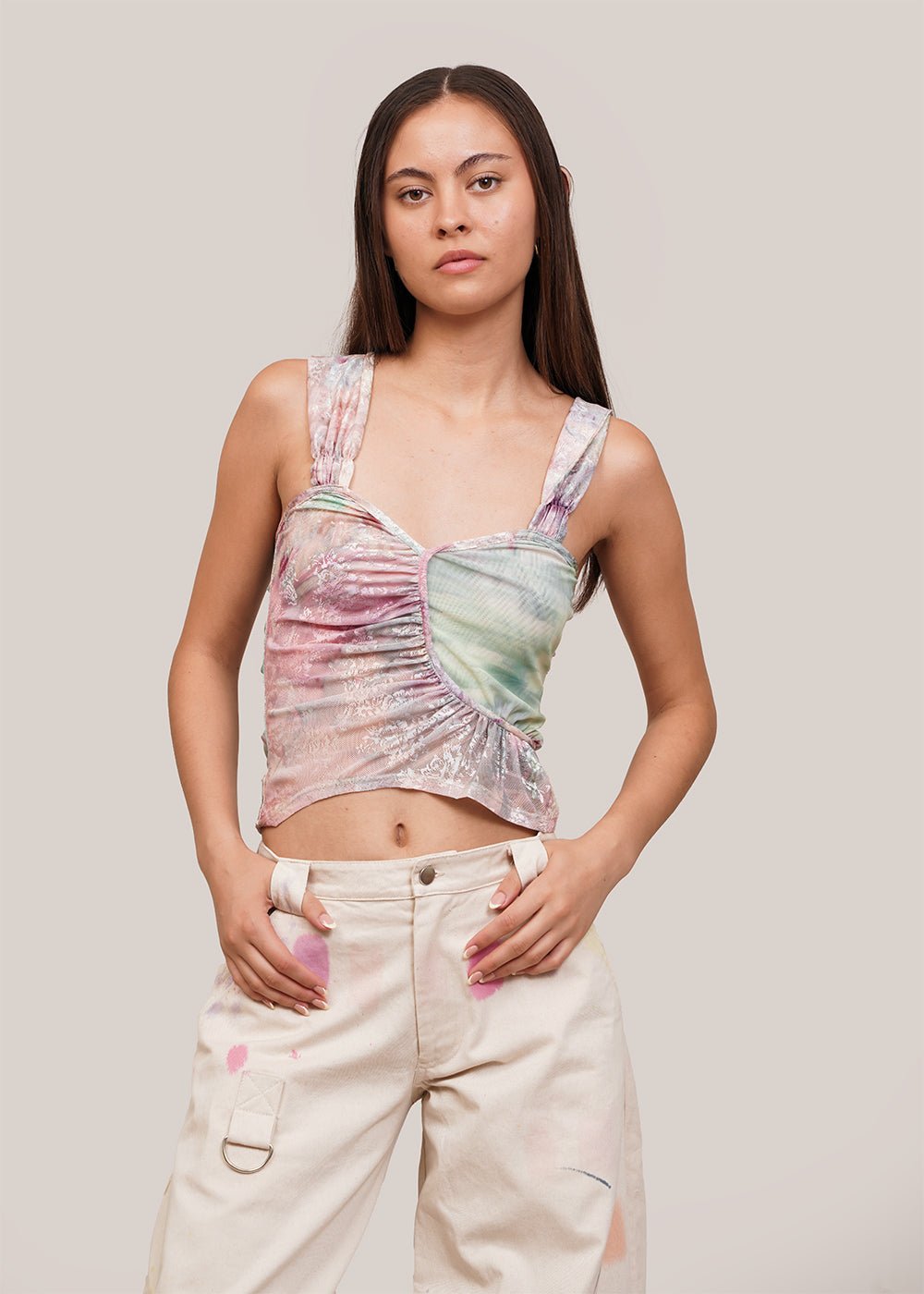 Light Chrysanthemum Maya Top