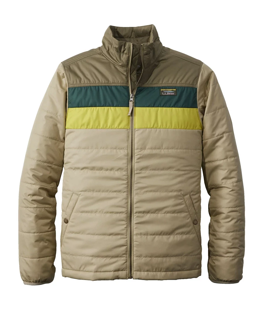 L.L.Bean Men's Mountain Classic Colorblock Puffer Jacket