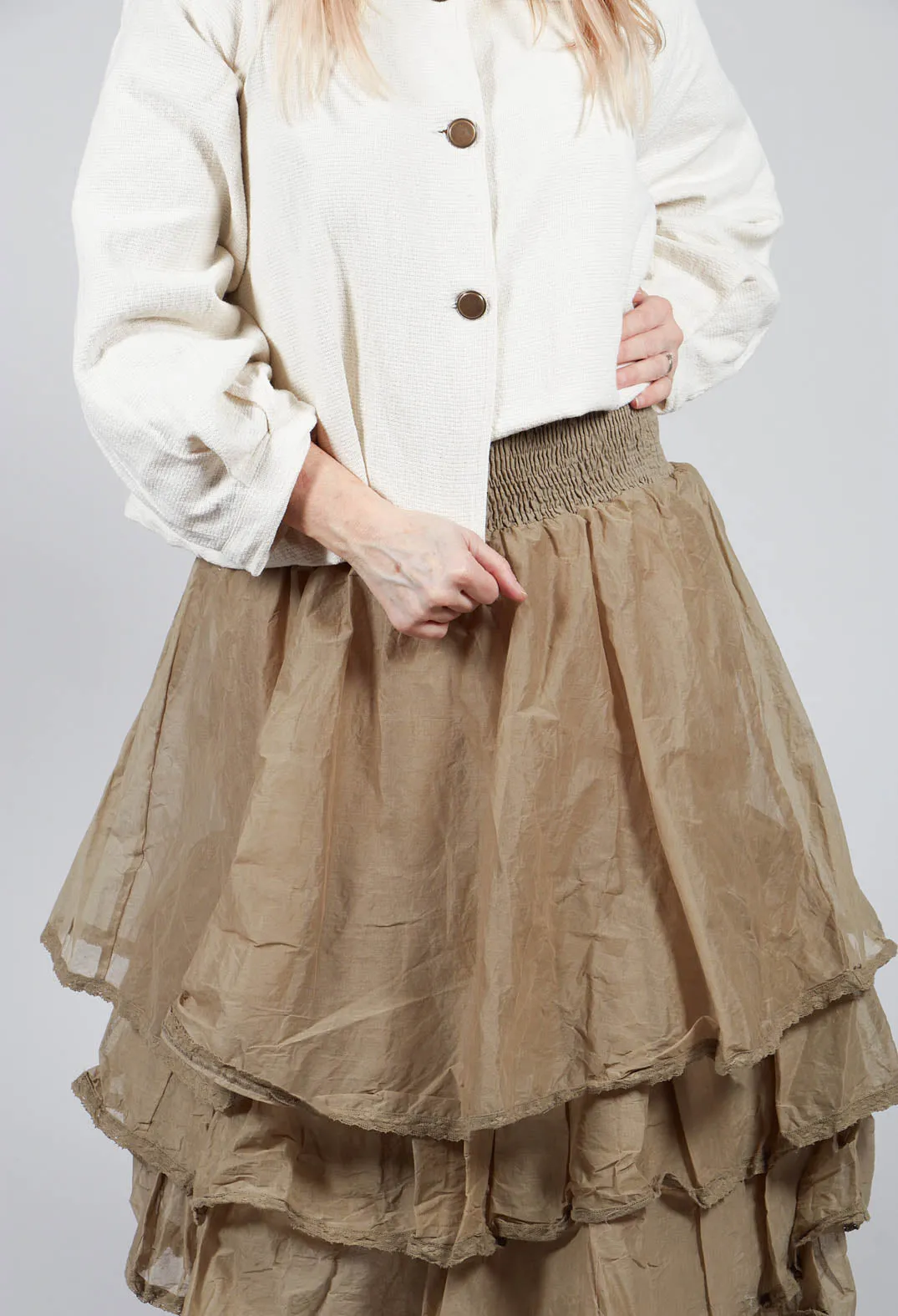 Madeleine Skirt in Almond