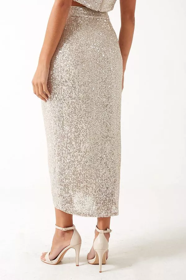 Marc Angelo Sequin Top and Skirt