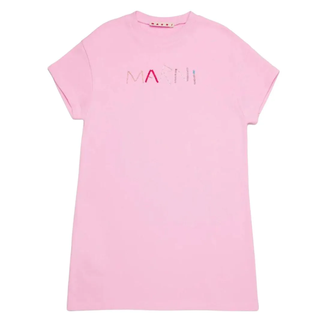 Marni Dress Logo Pink